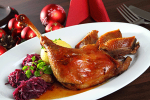 Gänsebraten