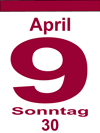 9. April 30 n. Chr.