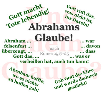 Abrahams Glaube