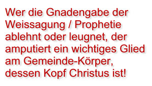 Gnadengabe Prophetie