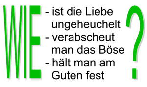 Christliches Verhalten