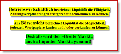 Liquidität