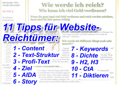 11 Website-Tipps