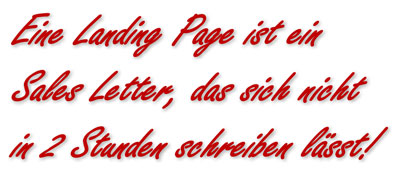 Landing Page erstellen